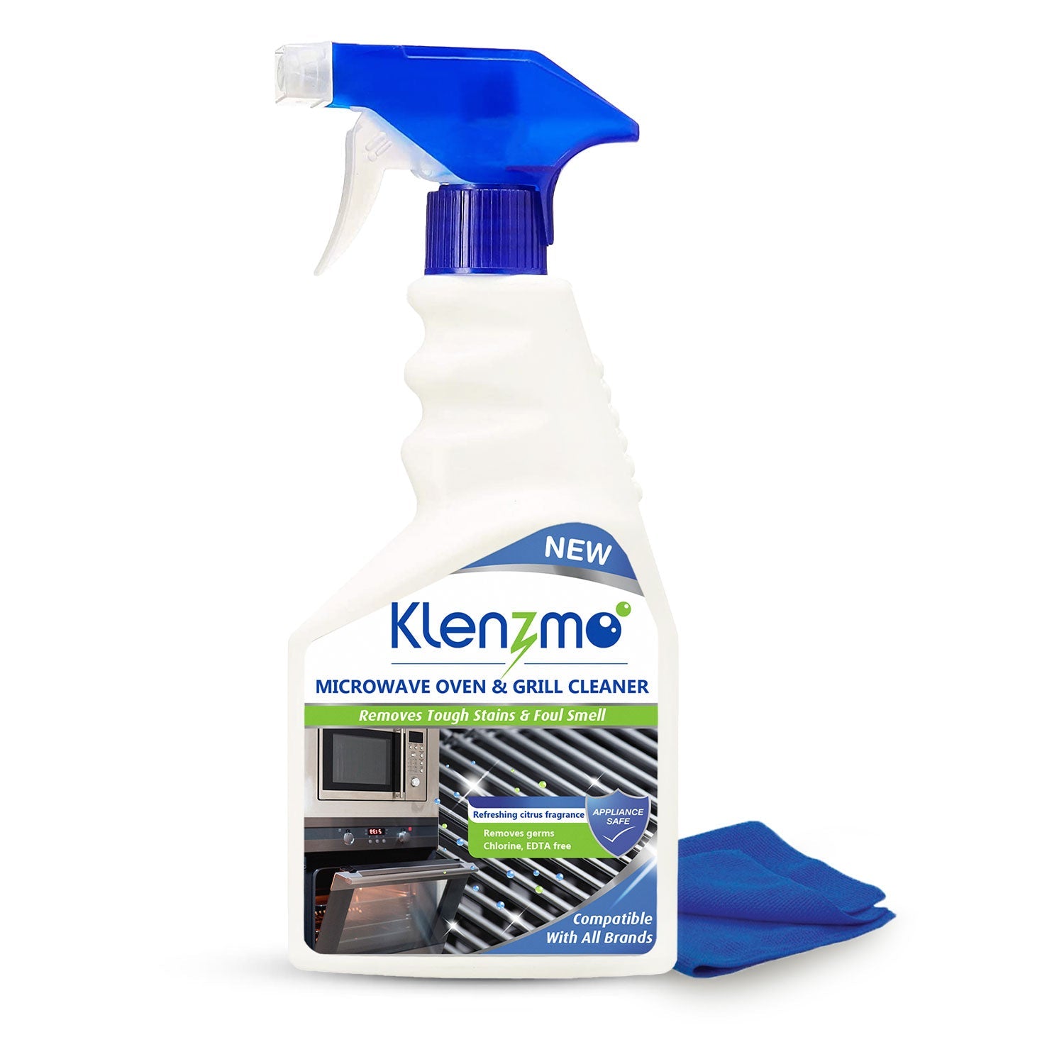 Oven, Grill and Kitchen cleaner 450ml With Microfiber Cloth 30x30 cm