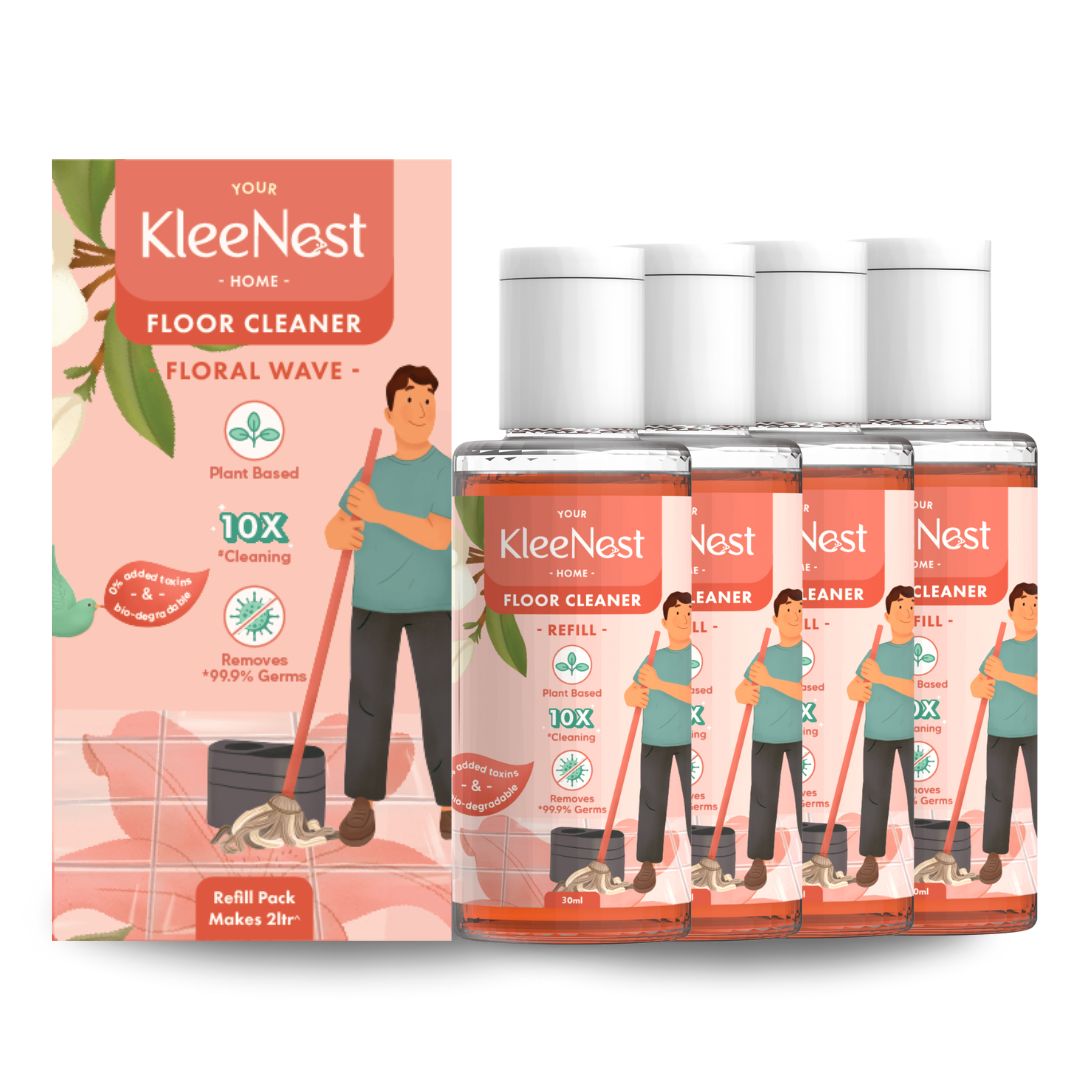 Kleenest Refill Pack – Floral Wave Floor Cleaner