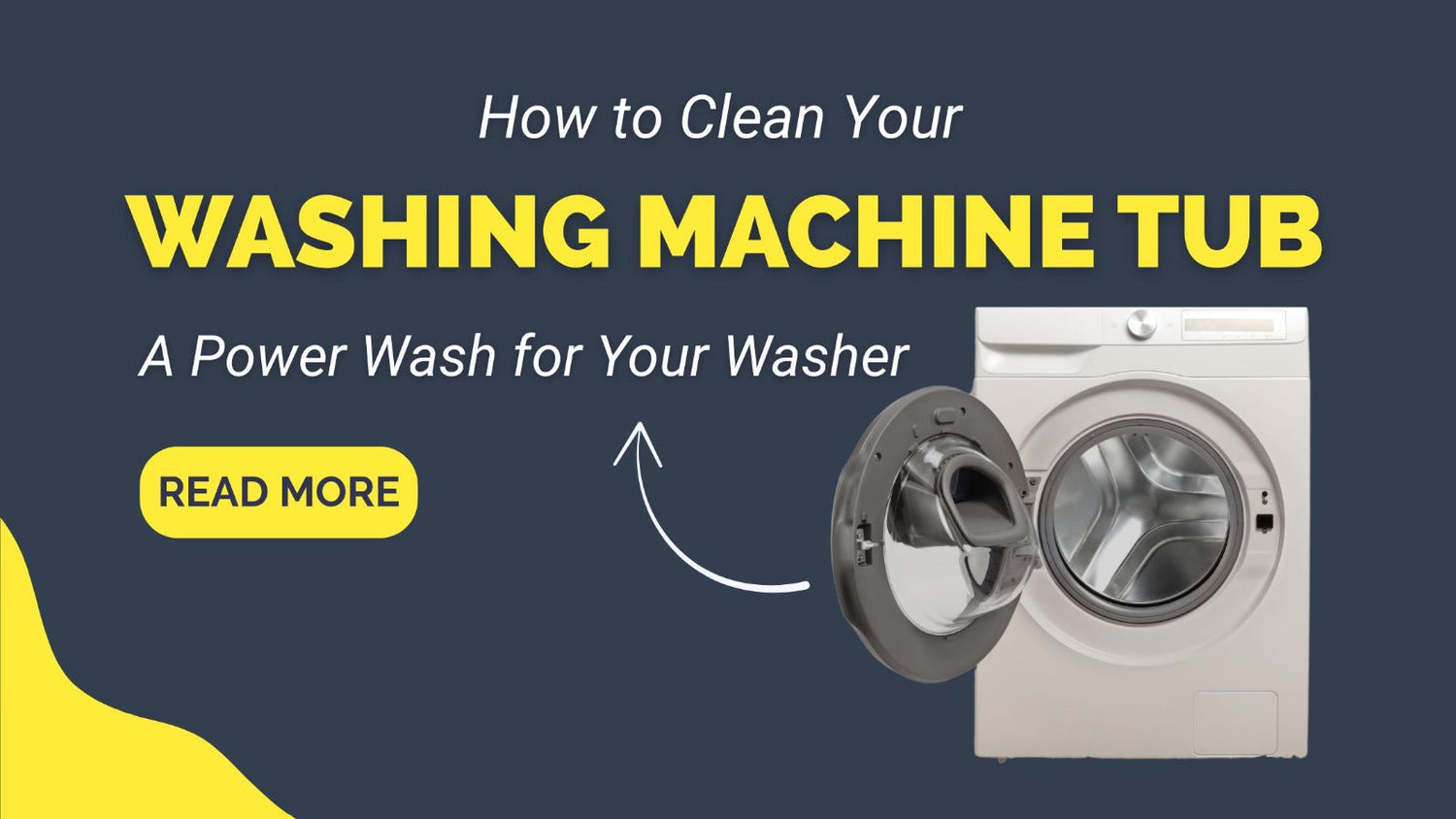 How to Clean Your Washing Machine Tub: A Power Wash for Your Washer