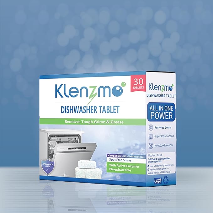 Klenzmo Dishwasher Tablets, 30 Count