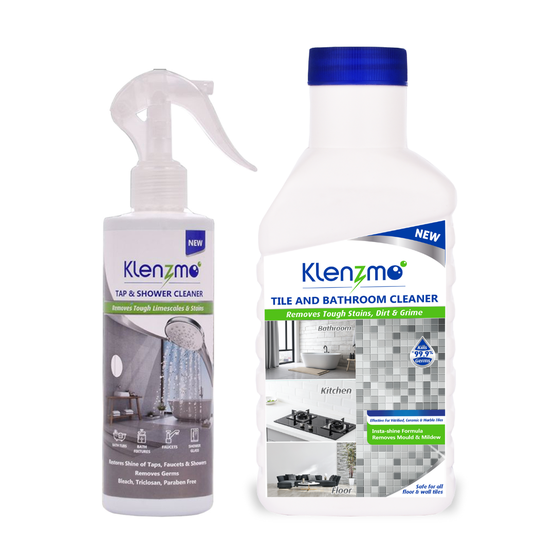 Bathroom Cleaning Kit (Tap, Shower & Faucet cleaner 270ml + Tile and Bathroom Cleaner 850ml )
