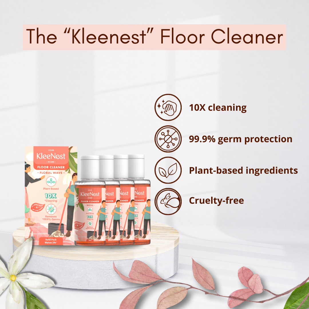 Kleenest Refill Pack – Floral Wave Floor Cleaner
