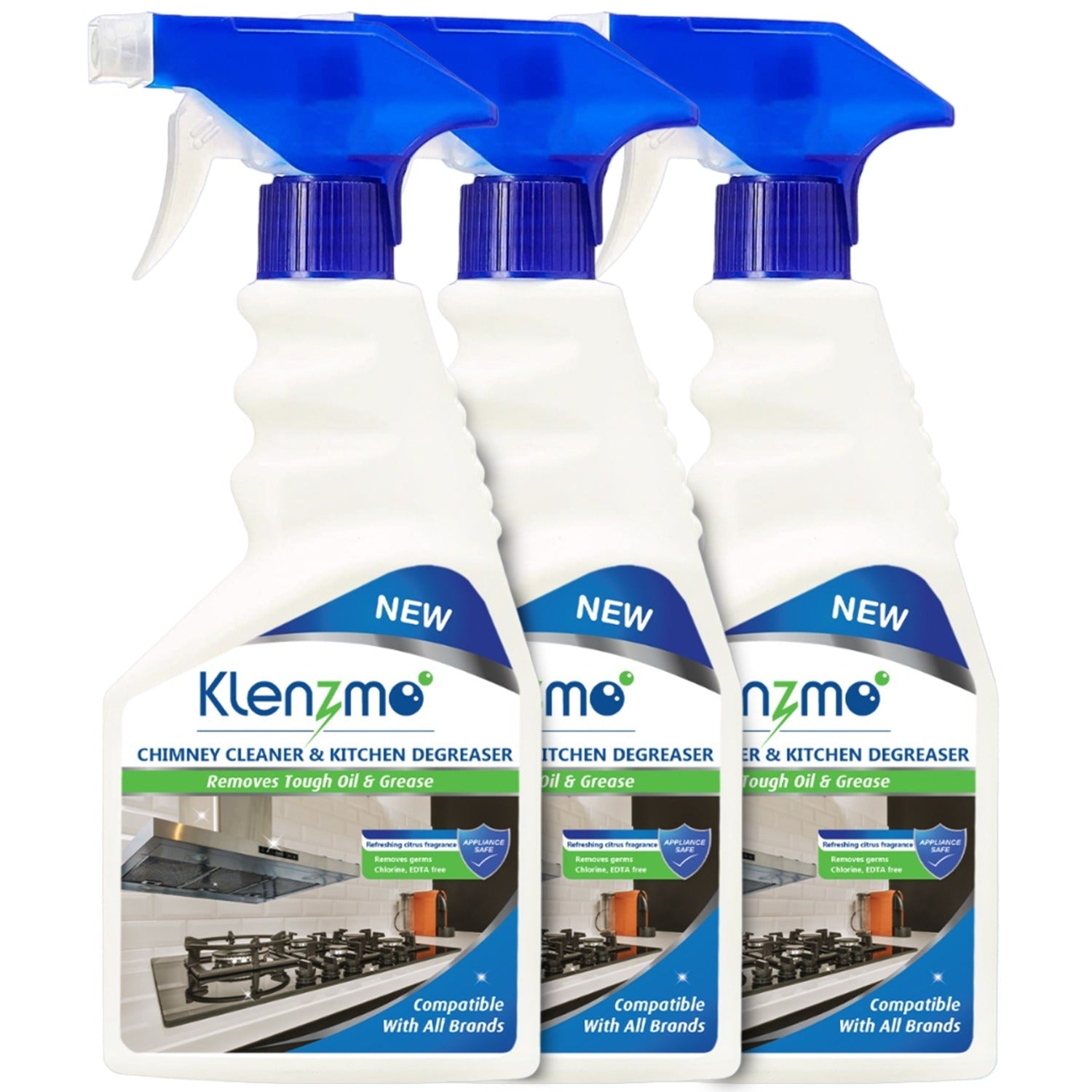 Kitchen Chimney cleaner and Degreaser 400ml Pack of 3